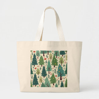 Verblijf in de prachtige bossen en dieren grote tote bag