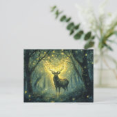 Verblijf in een betoverd bos briefkaart (Staand voorkant)
