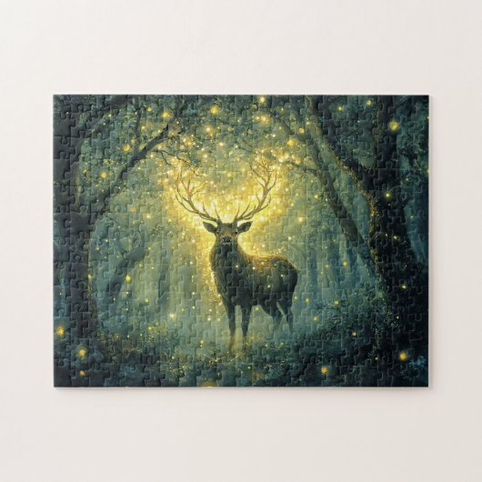 Verblijf in een betoverd bos legpuzzel (Horizontaal)