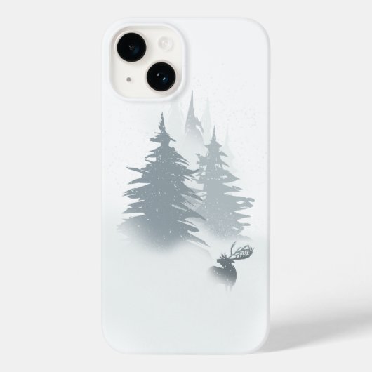 Verblijf in een sneeuwbos Case-Mate iPhone case (Achterkant)