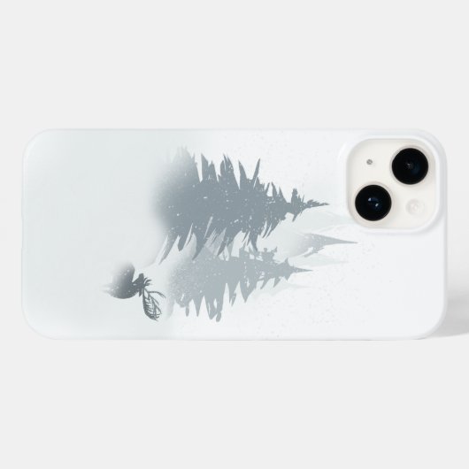 Verblijf in een sneeuwbos Case-Mate iPhone case (Achterkant (horizontaal))