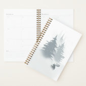 Verblijf in een sneeuwbos planner (Display)