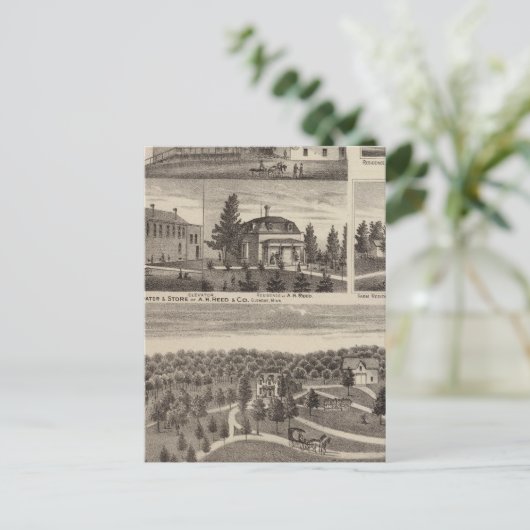 Verblijf in Hutchinson, Minnesota Briefkaart (Staand voorkant)