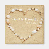 Verblijf in Mogelijkheid Zeeschelpen Magneet (Voorkant)