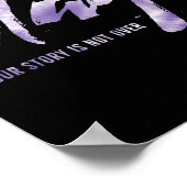 Verblijf Je verhaal is niet over mentale gezondhei Poster (Hoek)