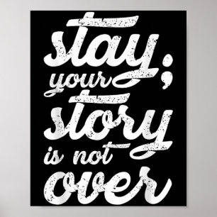 Verblijf Je verhaal is niet over mentale gezondhei Poster