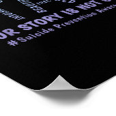 Verblijf Je verhaal is niet over mentale gezondhei Poster (Hoek)