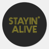 VERBLIJF LEVEN RONDE STICKER (Voorkant)