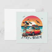 Verblijf op het strand - Retro vibes - Skelet (Voorkant / Achterkant)