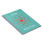 Verblijf positieve atom physics geek notitieboek (Rechterzijde)