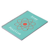 Verblijf positieve atom physics geek notitieboek (Linkerzijde)