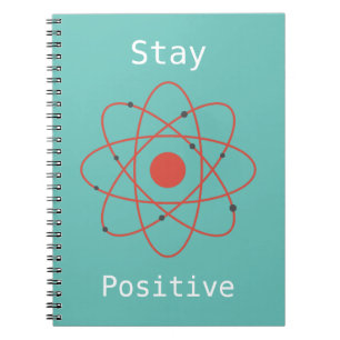Verblijf positieve atom physics geek notitieboek