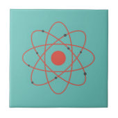 Verblijf positieve atom physics geek tegeltje (Voorkant)