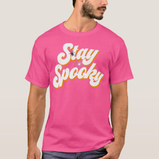  verblijf Spider Spooky Vibes Funny Hall T-shirt