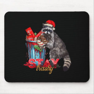 Verblijf Trashy Christmas Raccoon Funny Matching F Muismat