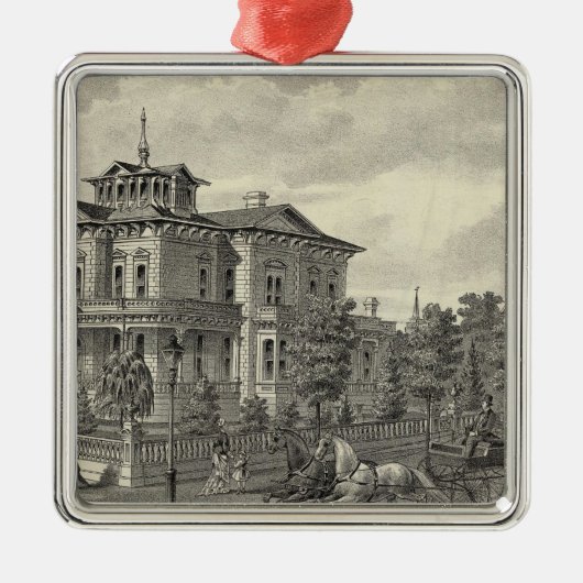 Verblijf van Arguello Metalen Ornament (Voorkant)