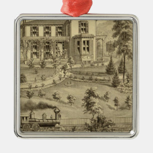 Verblijf van David R Kerr Metalen Ornament