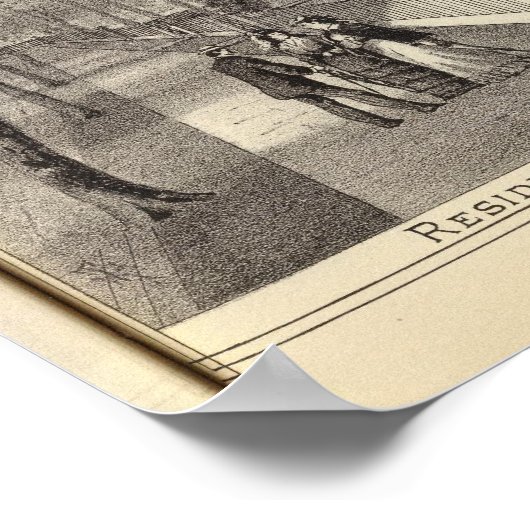 Verblijf van Dr. TG Chattle, Long Branch Poster (Hoek)