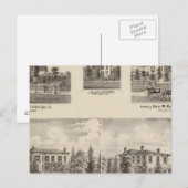 Verblijf van Henry Baker en anderen Briefkaart (Voorkant / Achterkant)