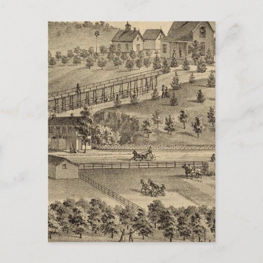 Verblijf van Jacob Markley Briefkaart (Voorkant)