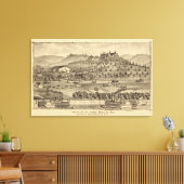 Verblijf van Jacob Markley Canvas Afdruk (Insitu (Woonkamer))