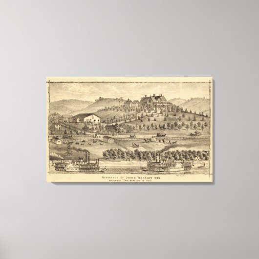 Verblijf van Jacob Markley Canvas Afdruk (Voorkant)
