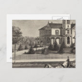 Verblijf van James G Gowdy, Toms rivier, NJ Briefkaart (Voorkant / Achterkant)