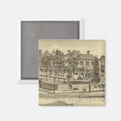 Verblijf van John A Warden Sewickley Magneet (Voorkant / Achterkant)