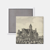 Verblijf van John D Knox, Topeka, Kansas Magneet (Voorkant / Achterkant)