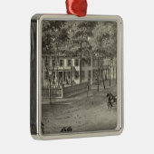 Verblijf van John S Rogers in Manasquan, NJ Metalen Ornament (Rechts)