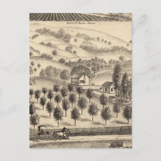 Verblijf van Joseph Alexander, Mendocino Briefkaart (Voorkant)