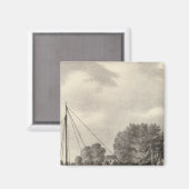 Verblijf van Joseph Francis, Toms rivier, NJ Magneet (Voorkant / Achterkant)