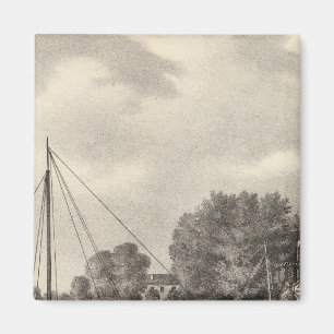 Verblijf van Joseph Francis, Toms rivier, NJ Magneet