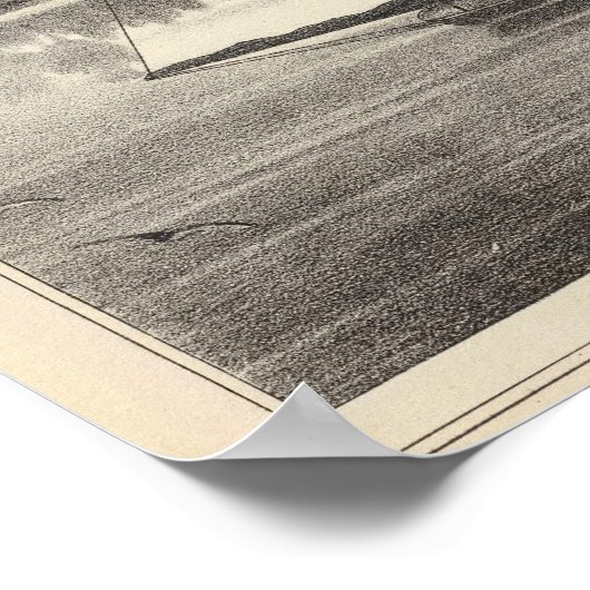 Verblijf van Joseph Francis, Toms rivier, NJ Poster (Hoek)