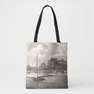 Verblijf van Joseph Francis, Toms rivier, NJ Tote Bag