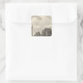 Verblijf van Joseph Francis, Toms rivier, NJ Vierkante Sticker (Tas)