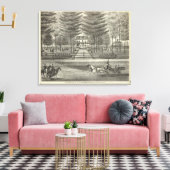 Verblijf van JP Cooper, Rumson New Jersey Canvas Afdruk (Insitu (Woonkamer))