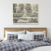 Verblijf van JP Cooper, Rumson New Jersey Canvas Afdruk (Insitu (Slaapkamer))