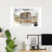 Verblijf van kolonel W.T. Nichols Poster (Thuiskantoor)