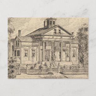 Verblijf van mevrouw EE Marsh, Brandon in Vermont Briefkaart