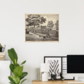 Verblijf van Osborne Curtis, Squan Village, NJ Poster (Thuiskantoor)