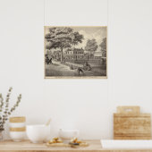 Verblijf van Osborne Curtis, Squan Village, NJ Poster (Keuken)