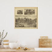 Verblijf van William Reed , Sewickley Poster (Keuken)