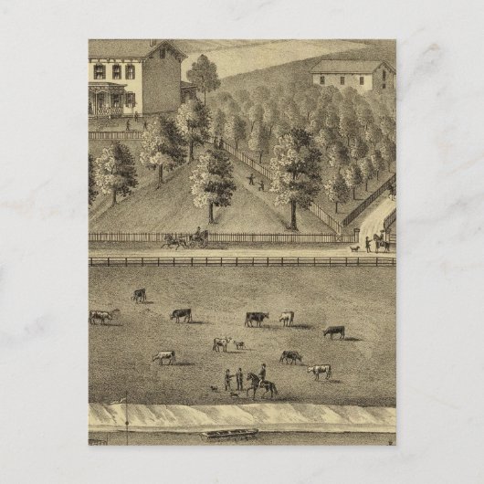 Verblijf van William Schrader Briefkaart (Voorkant)