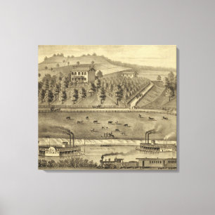 Verblijf van William Schrader Canvas Afdruk