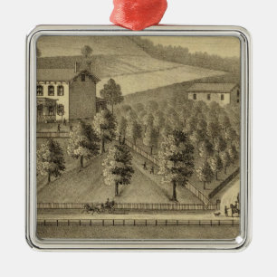 Verblijf van William Schrader Metalen Ornament