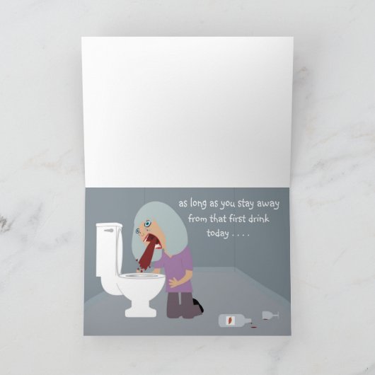 Verblijf vanaf die eerste drink vandaag kaart (Binnen)