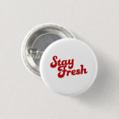 verblijf vers ronde button 3,2 cm (Voorkant /achterkant)