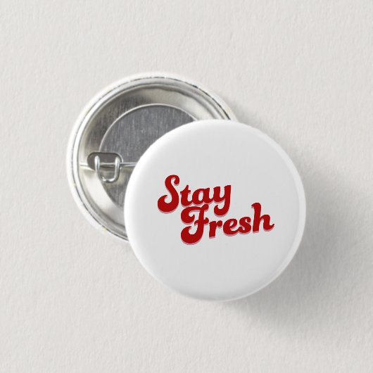 verblijf vers ronde button 3,2 cm (Voorkant /achterkant)