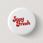 verblijf vers ronde button 3,2 cm (Voorkant)